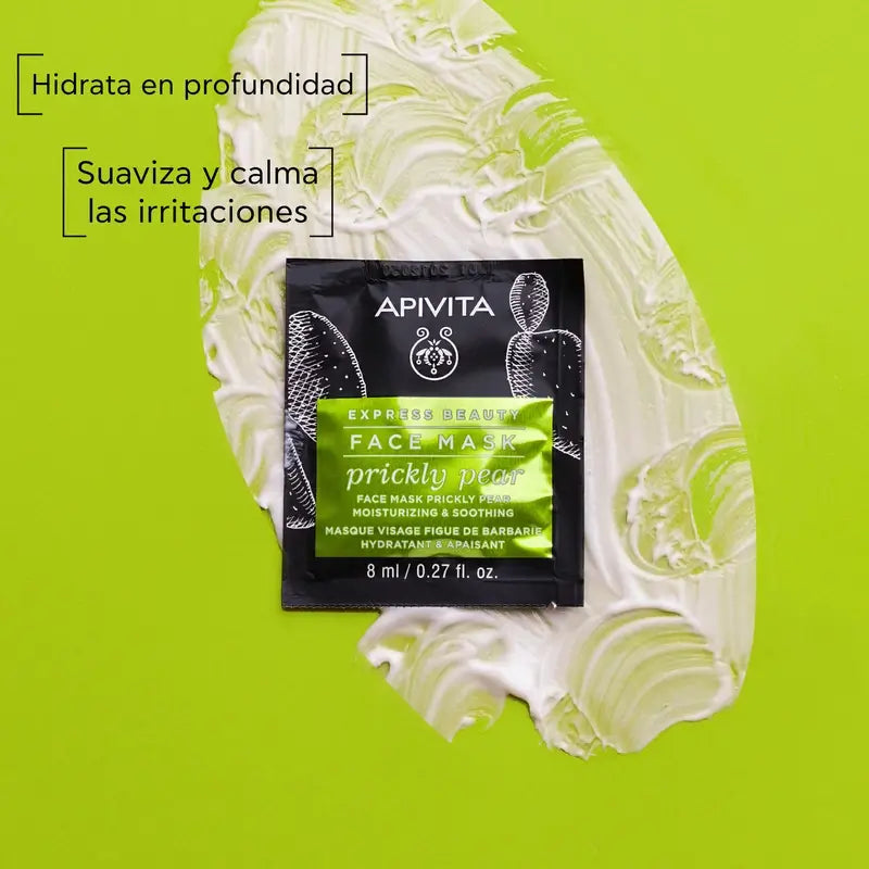 APIVITA Express Beauty Masque hydratant pour le visage à la figue de barbarie