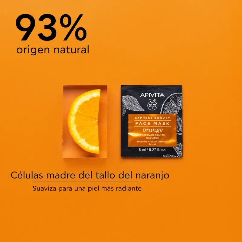 APIVITA Express Beauty Masque revitalisant à l'orange