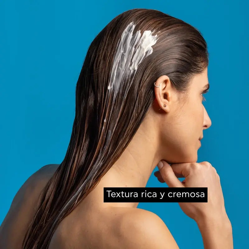 APIVITA Masque capillaire hydratant pour tous types de cheveux à l'acide hyaluronique et à l'aloès, 20 ml