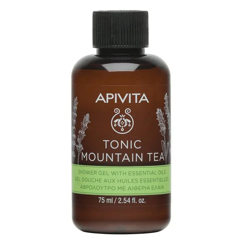 Apivita Mountain Tea Mountain Tea Bath Gel , 75 ml