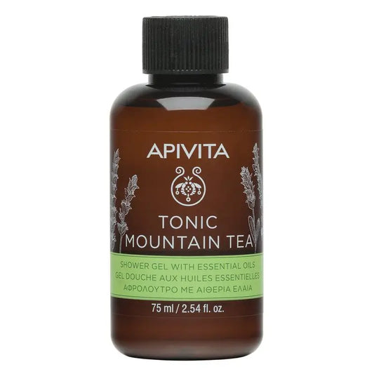 Apivita Mountain Tea Mountain Tea Bath Gel , 75 ml