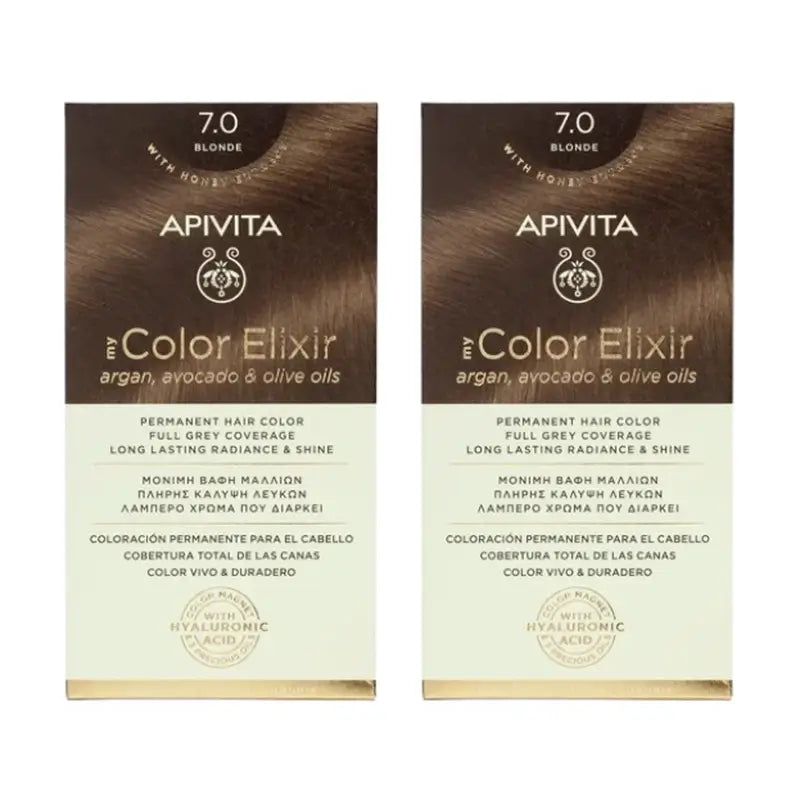Apivita My Color Elixir N7.0 Duplo, 2 Units