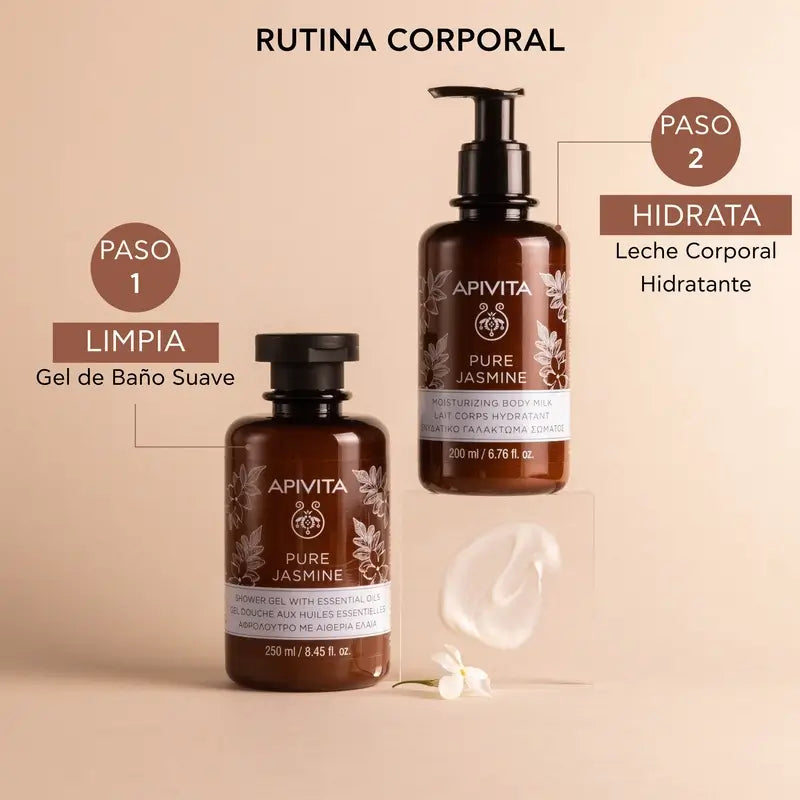 APIVITA Gel de bain au jasmin pur 250 ml