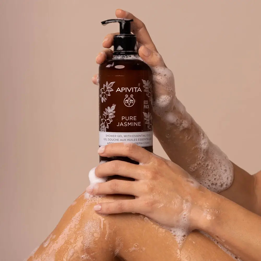APIVITA Gel de bain au jasmin pur aux huiles essentielles 500 ml