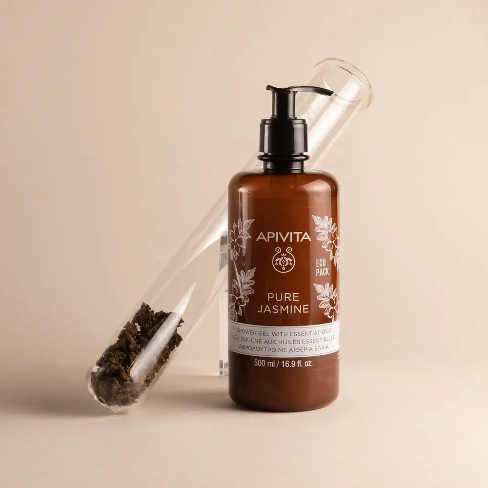 APIVITA Gel de bain au jasmin pur aux huiles essentielles 500 ml