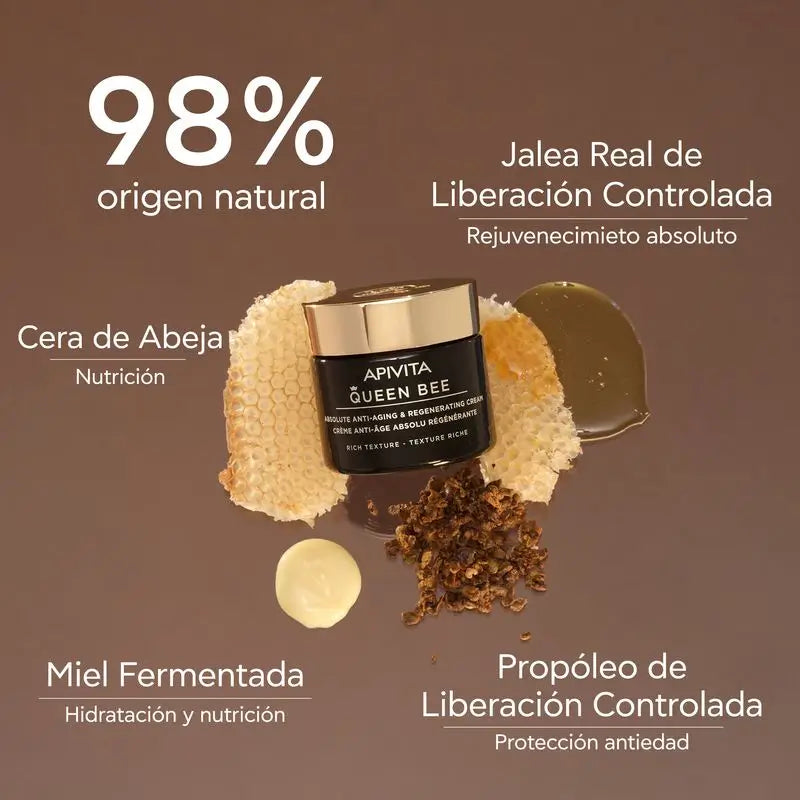 APIVITA Queen Bee Crème régénérante anti-âge absolue texture riche 50 ml