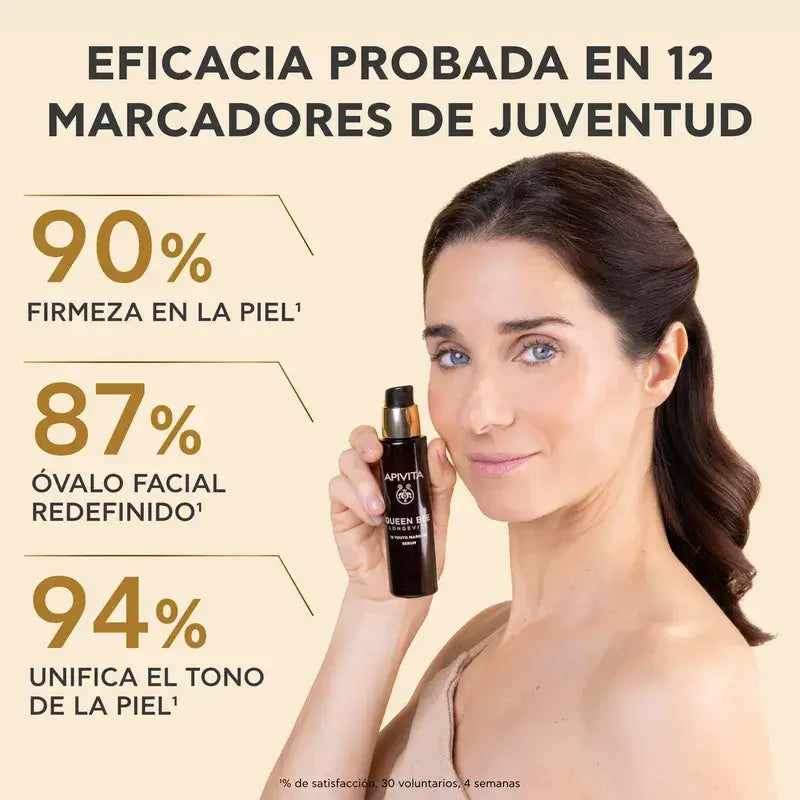 Apivita Queen Bee Longevity Serum 12 Youth Marker, 30 ml