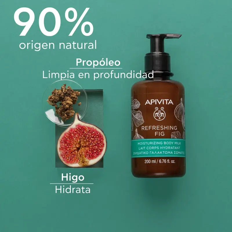 APIVITA Lait corporel rafraîchissant à la figue 200 ml