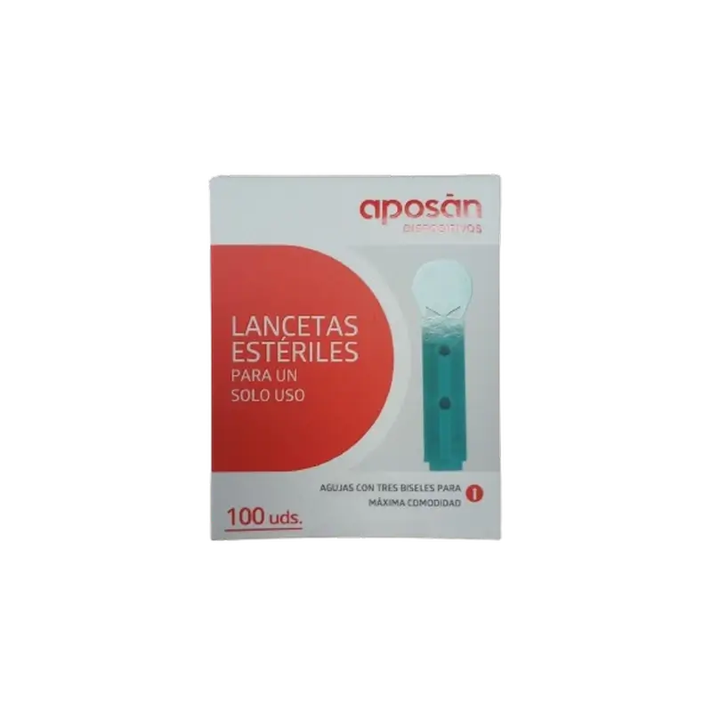 Aposan Single Use Sterile Lancets, 100 units