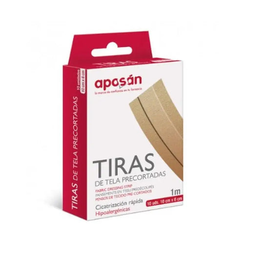 APOSAN Precut Fabric Strips 10X6Cm , 10 units