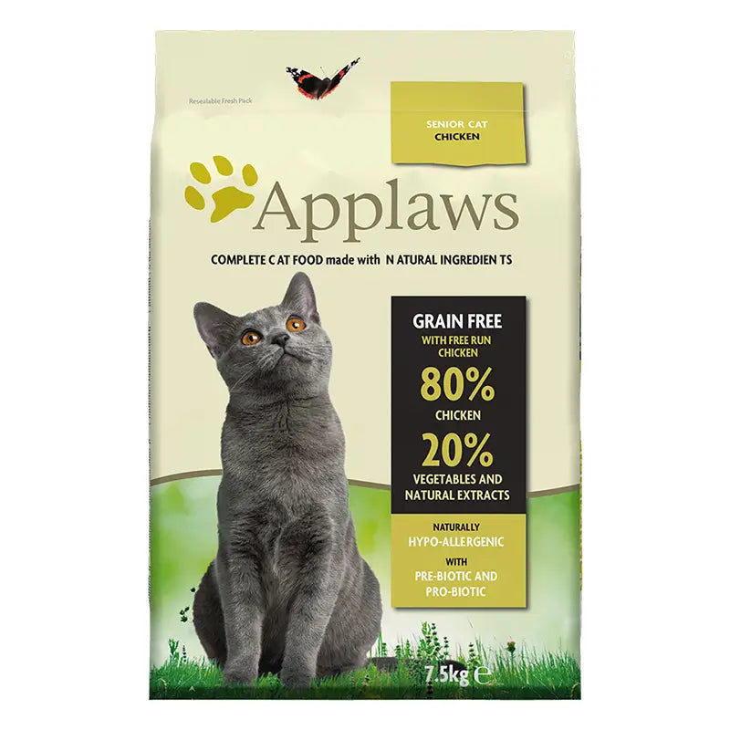 Applaws Cat Dry Senior Chicken 7,5Kg