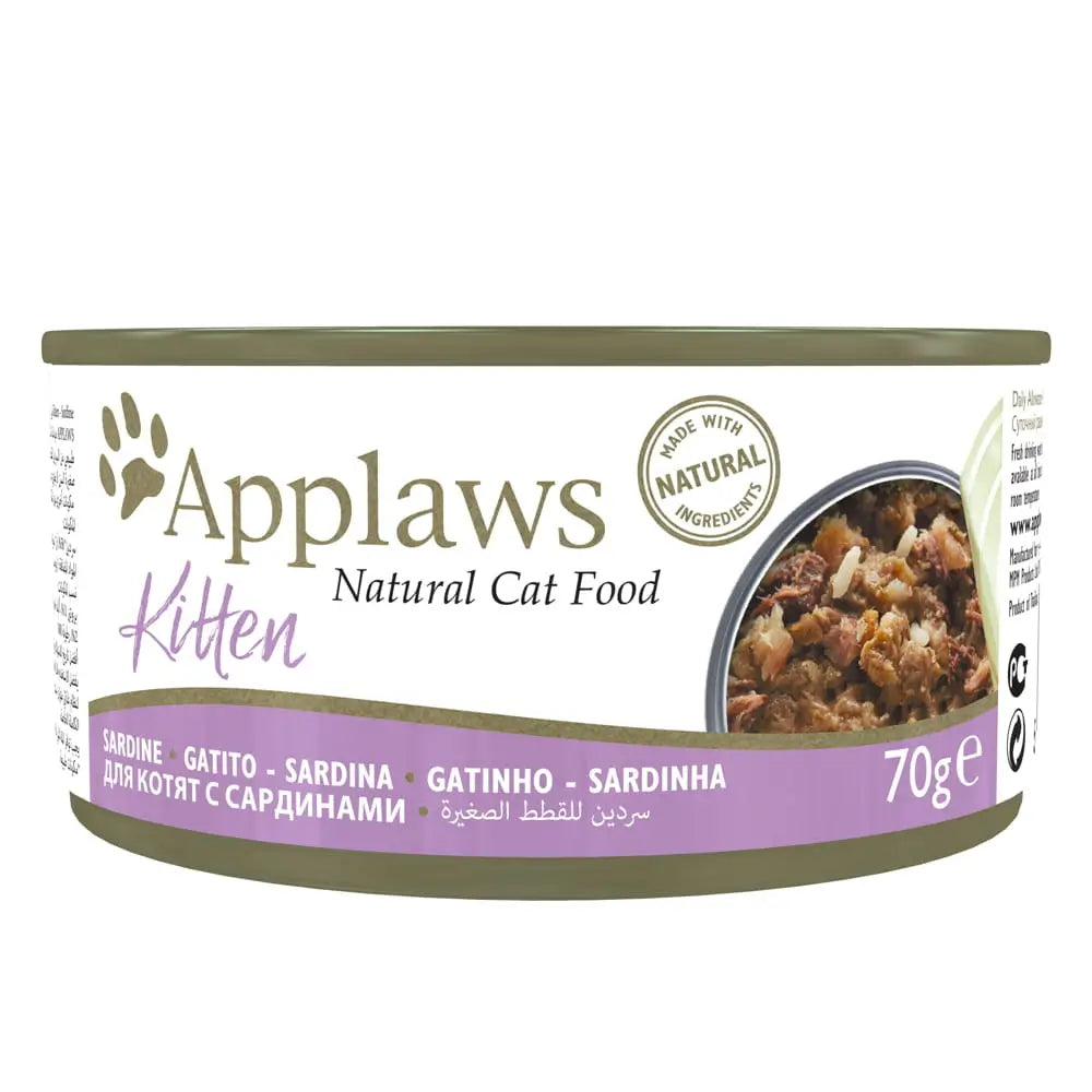 Applaws Cat Kitten Sardine Tin 24X70Gr