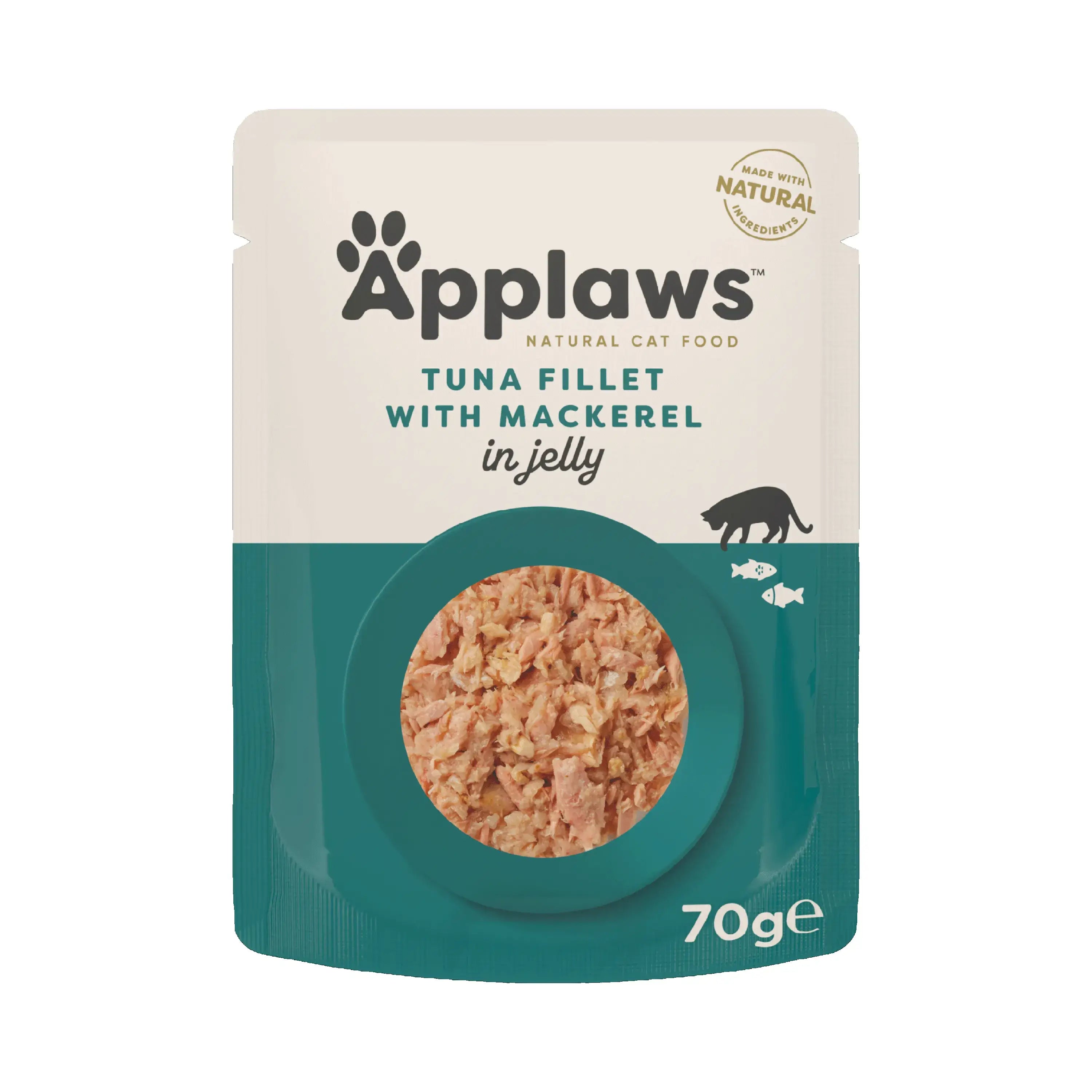 Applaws Cat Filet de thon Maquereau Gelée Enveloppe 16X70Gr