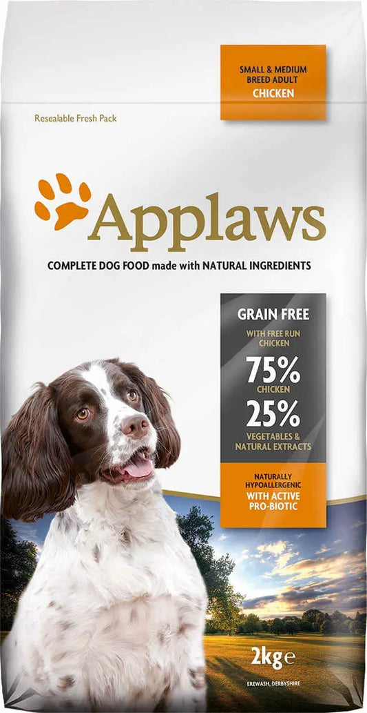 Applaws Dog Dry Adult Small & Medium Breed Chicken 2Kg