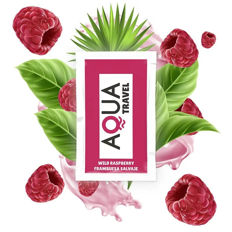 Aqua Travel Water Based Lubricant Wild Raspberry Flavour - 6 Ml