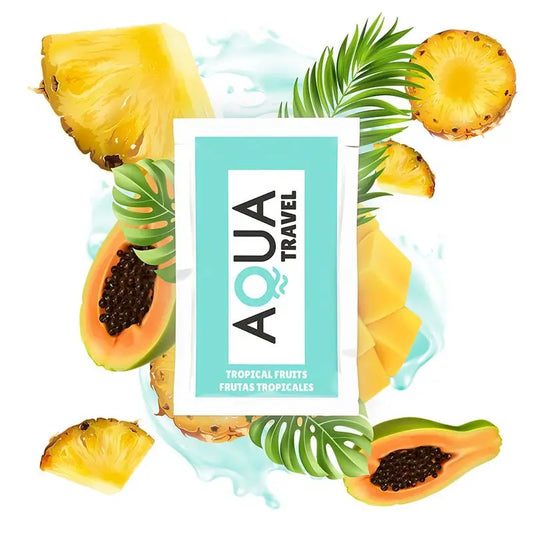 Aqua Travel Water Based Lubricant Tropical Fruit Flavour - 6 Ml