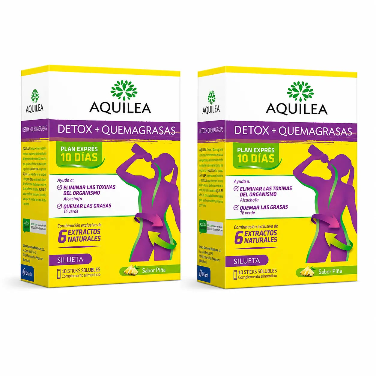 Aquilea Detox 10 sticks, lot de 2