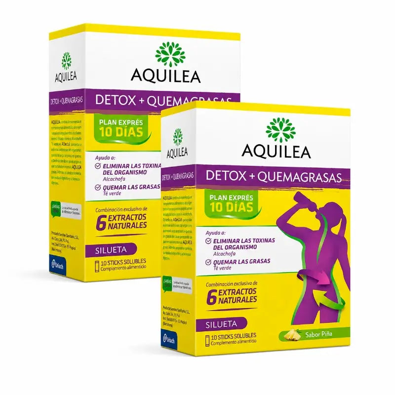 Aquilea Detox, 2X10 bâtons