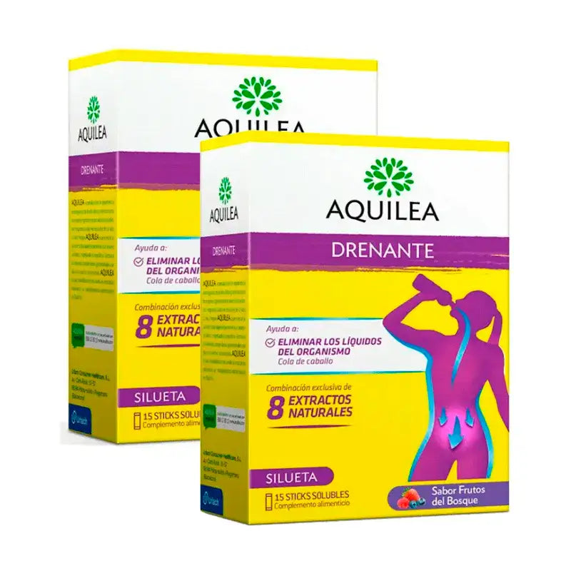 Aquilea Drainage Forest Berry Flavour, Pack 2 x 15 Sticks