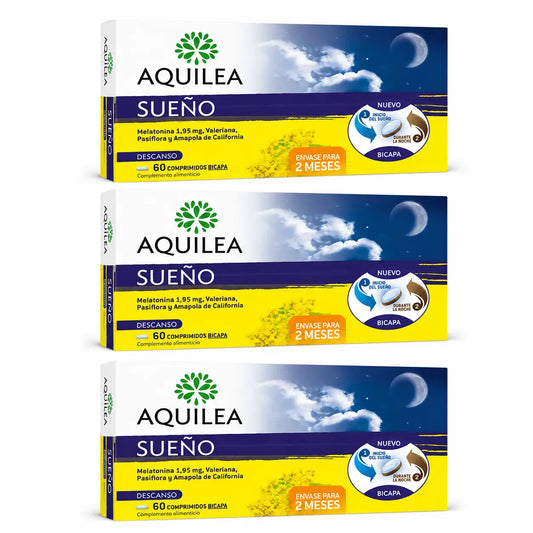Aquilea Sueño, 60 comprimés bicouche, lot de 3
