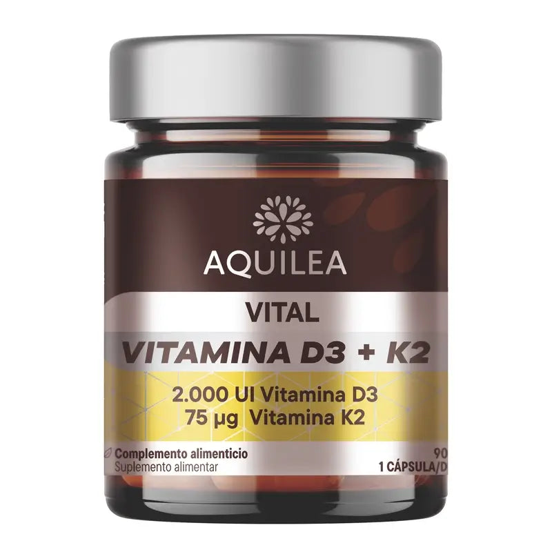 Aquilea Vitals Vit D3+K2, 90 gélules