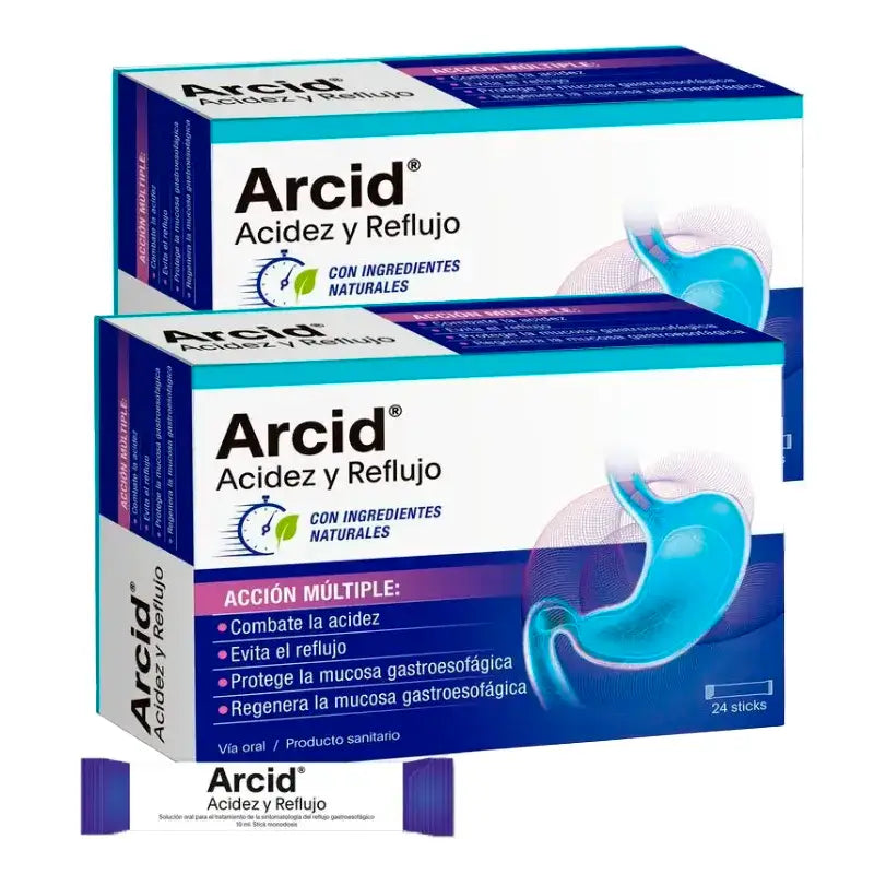 Arcid Heartburn & Reflux , Pack 2 x 24 sticks