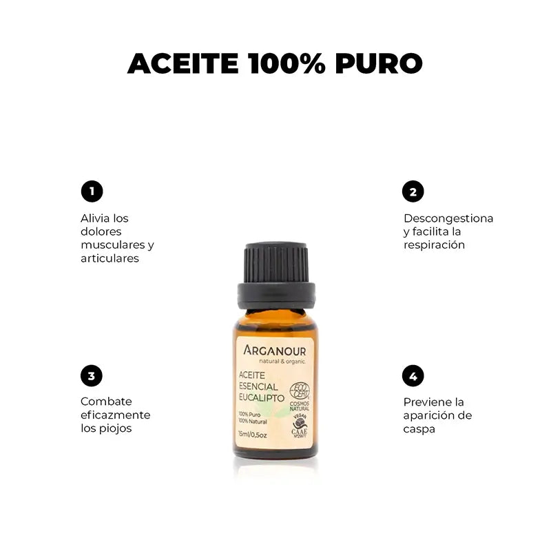 Arganour Huile Essentielle Eucalyptus Huile Essentielle, 15 Ml