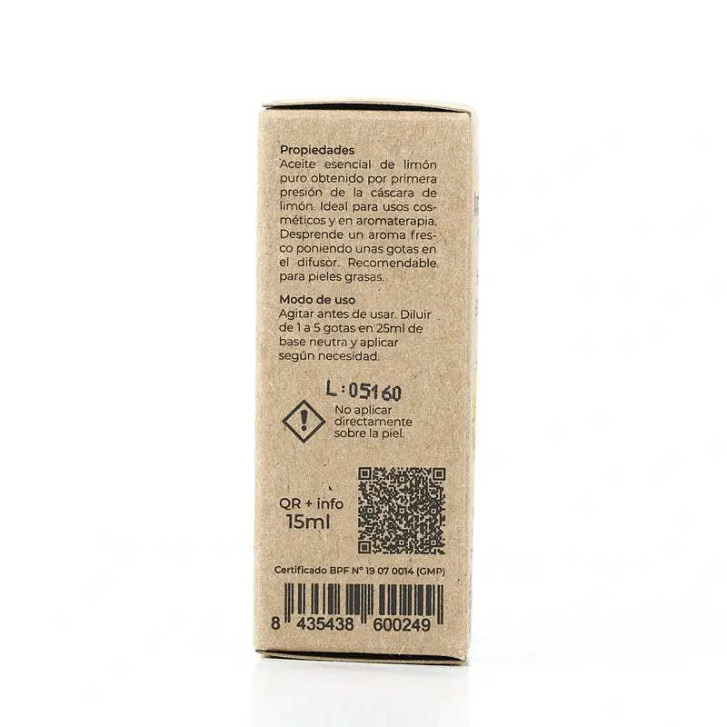 Huile Essentielle d'Arganour Huile Essentielle de Citron, 15 Ml