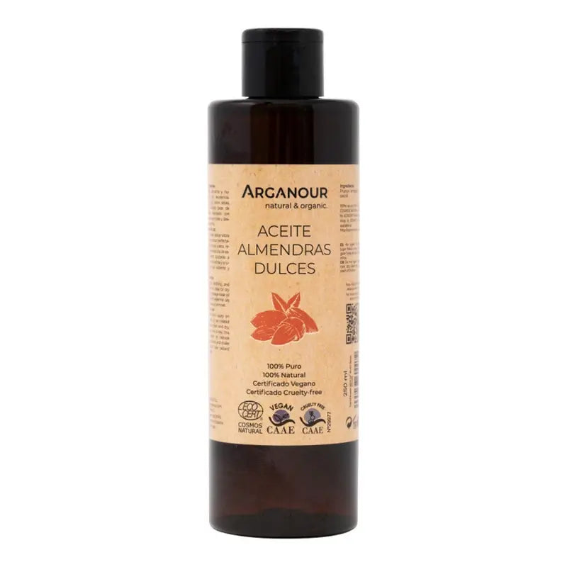 Arganour Vegetable Oil Sweet Almond Oil, 250 Ml