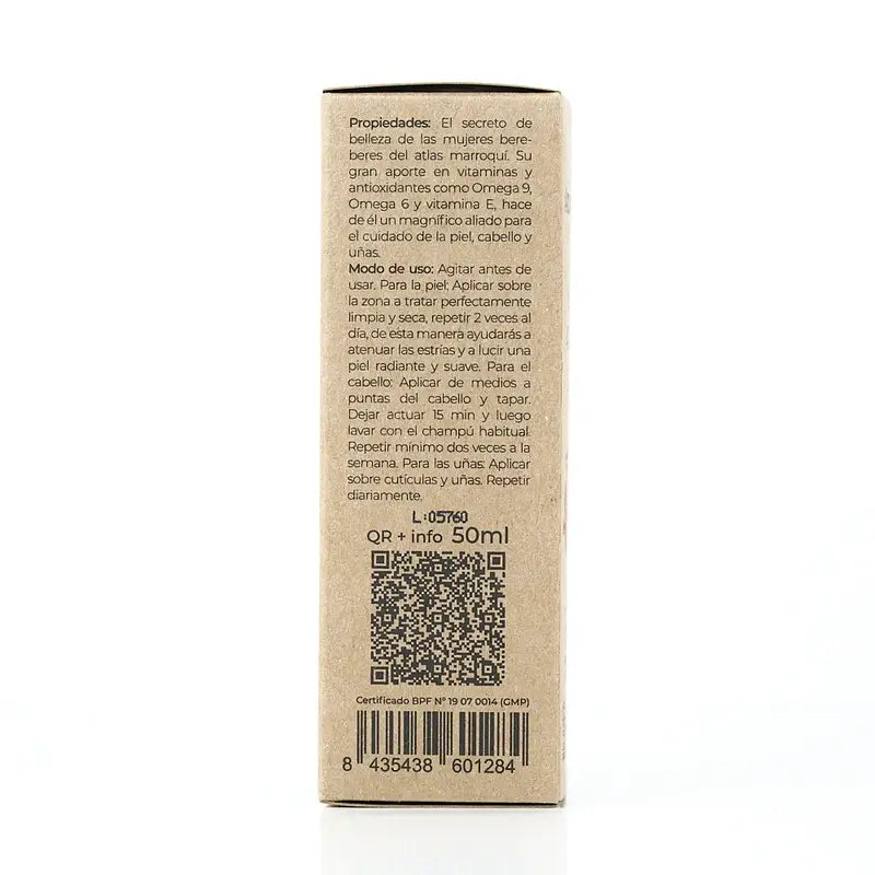 Arganour Huile Végétale Huile d'Argan, 50 Ml
