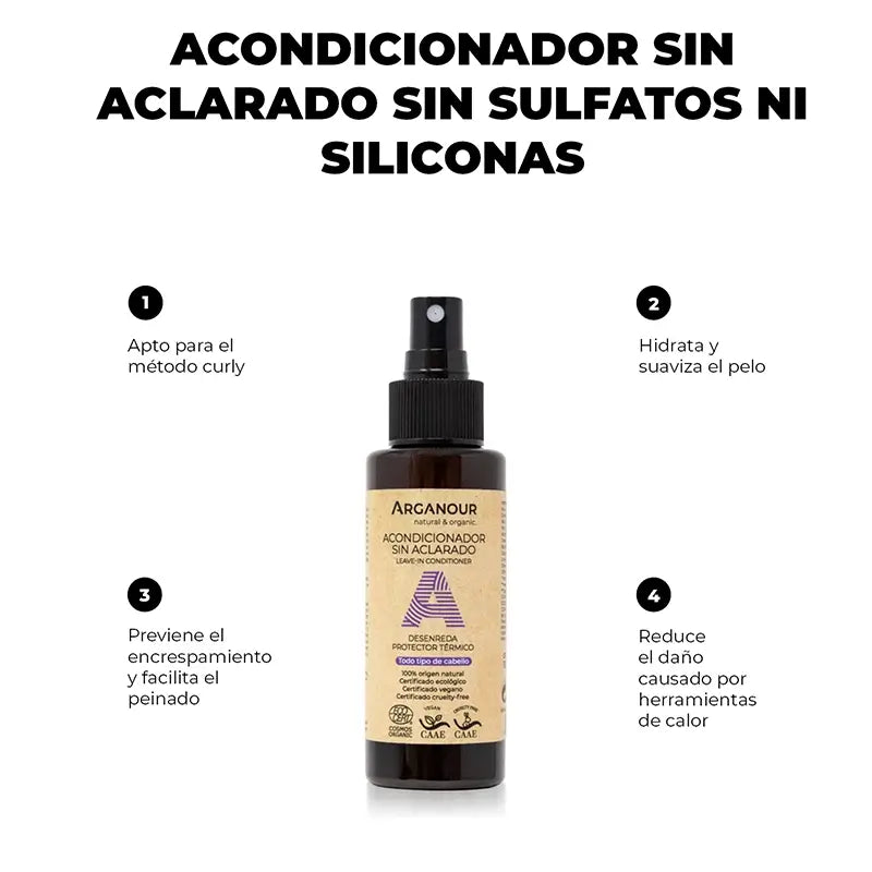 Arganour Hair Conditioner Conditionneur sans rinçage, 100 Ml