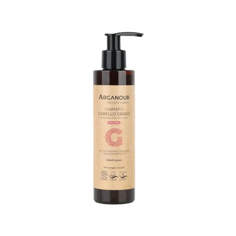 Arganour Capillary Shampoo Oily Hair Sulfate-Free, 200 Ml