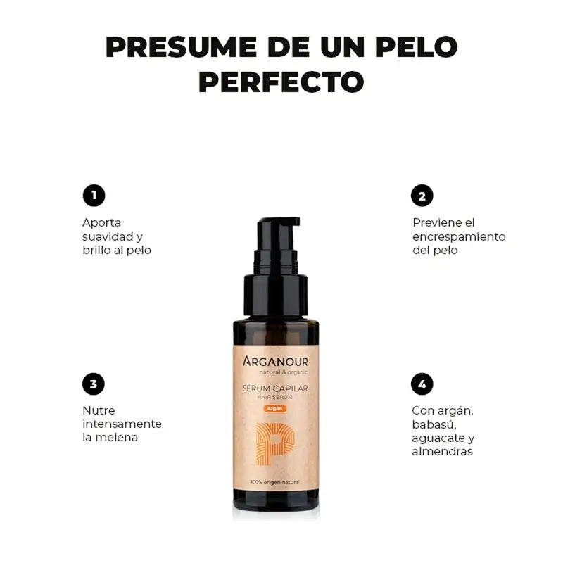 Arganour Sérum capillaire nourrissant, 50 Ml