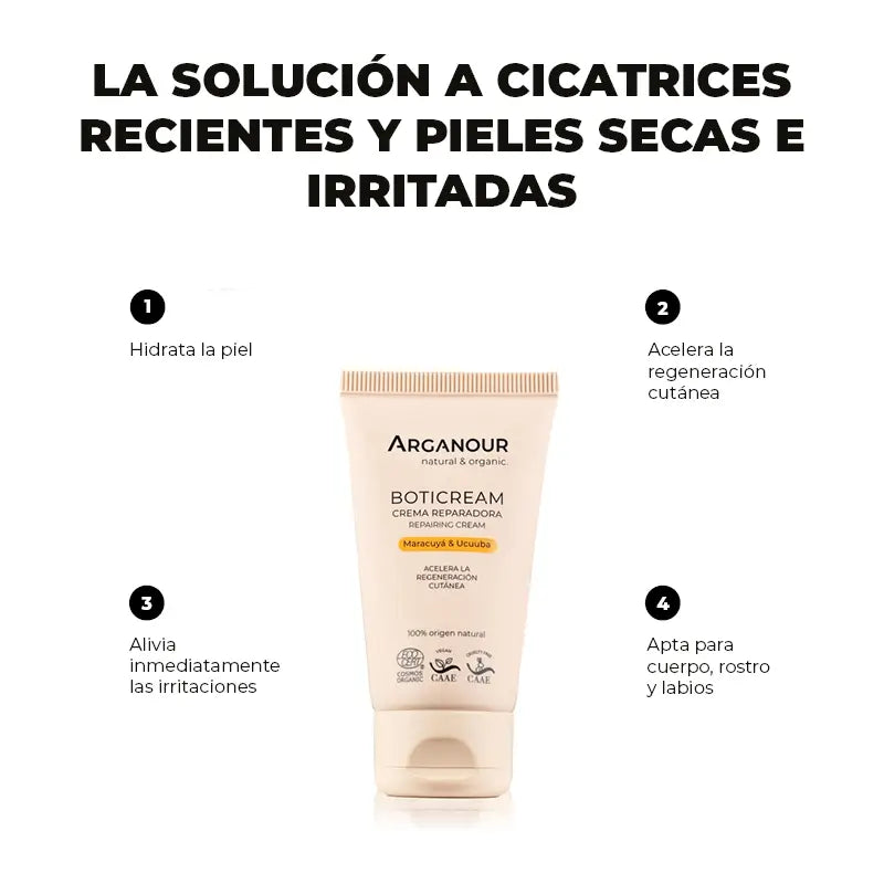 Boticream Arganour Crème Réparatrice Corps, 40 Ml