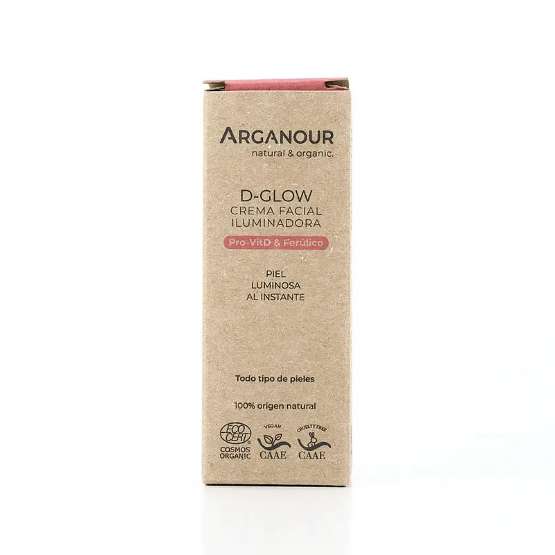 Arganour D-Glow - Crème illuminatrice pour le visage, 30 Ml