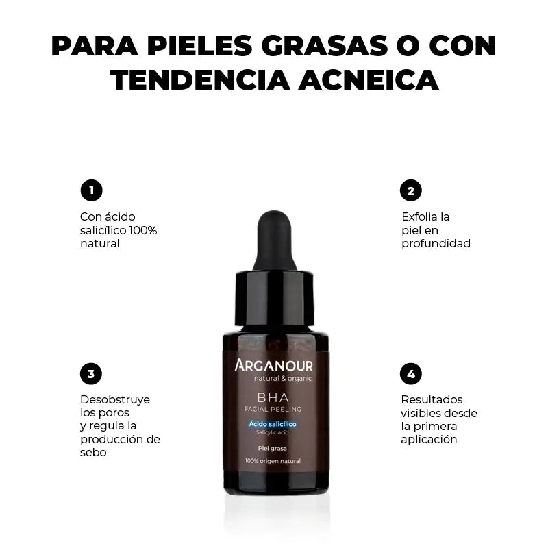 Arganour Facial Bha Facial Peeling With Salicylic Acid, 30 Ml