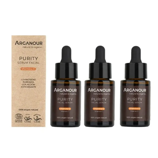 Arganour Facial Serum Facial Purity Vitamin C, 3x30 ml