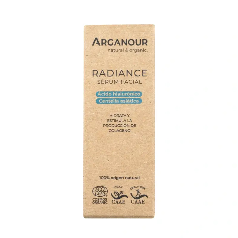 Arganour Sérum éclat visage Acide Hyaluronique et Centella Asiatica, 30 Ml