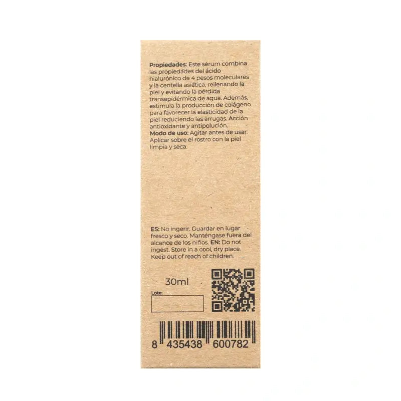 Arganour Sérum éclat visage Acide Hyaluronique et Centella Asiatica, 30 Ml