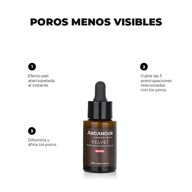 Arganour Facial Velvet Pore Minimising Serum, 30 Ml