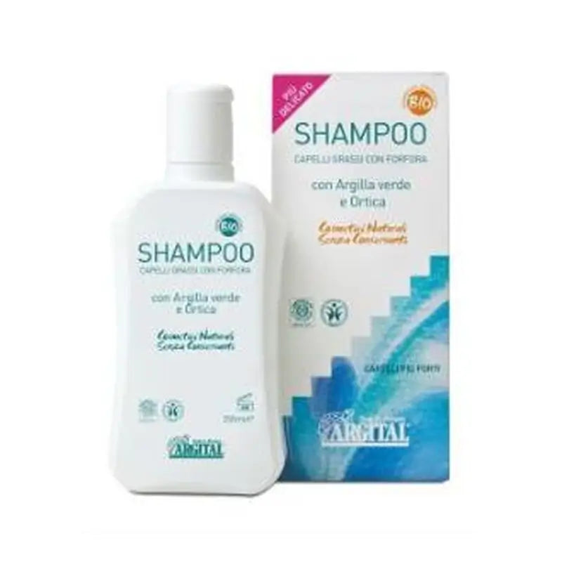 Argital Rosemary & Nettle Clay Shampoo Oily Hair 250M