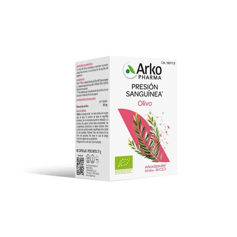 Arkocapsules Organic Olive, 80 capsules