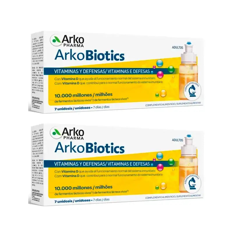 Arkopharma Arkobiotics Vitamins and Defences Adults, 2x7 single-dose packs