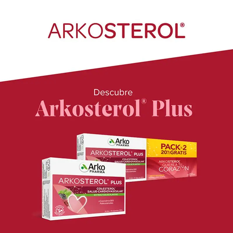 Arkopharma Arkosterol Plus Pack, 60 gélules