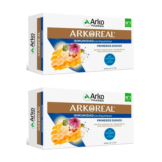 Arkopharma Arkoreal Royal Jelly Royal Jelly Sugar Free Immunity, 2X20 phials