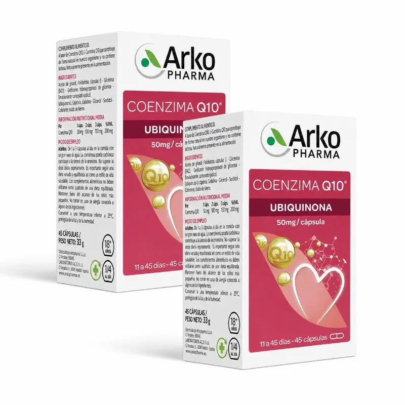 Arkopharma Arkovital Coenzyme Q10, 2X45 Capsules