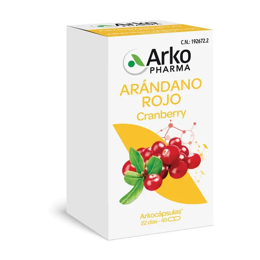 Arkopharma Arkocápsulas Cranberry, 45 capsules