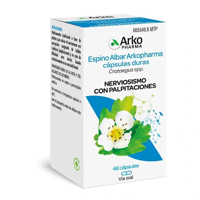 Arkocápsulas Hawthorn 48 Capsules Arkopharma