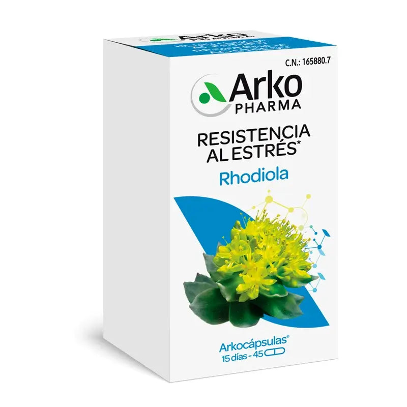 Arkopharma Arkocápsulas Rhodiola, 45 Capsules