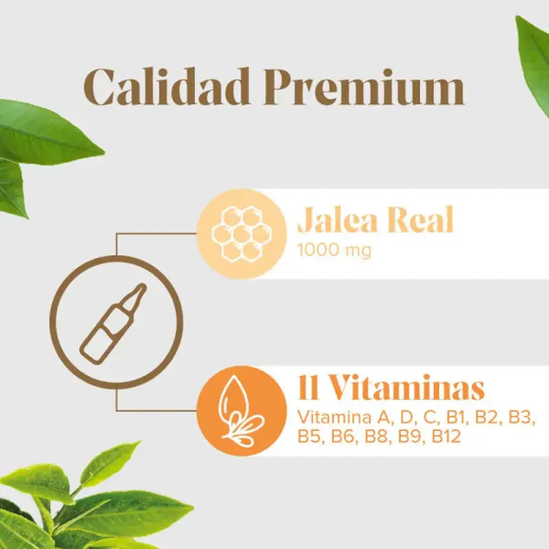 Arkopharma Arkoreal Gelée Royale Vitadefensas, 20 ampoules